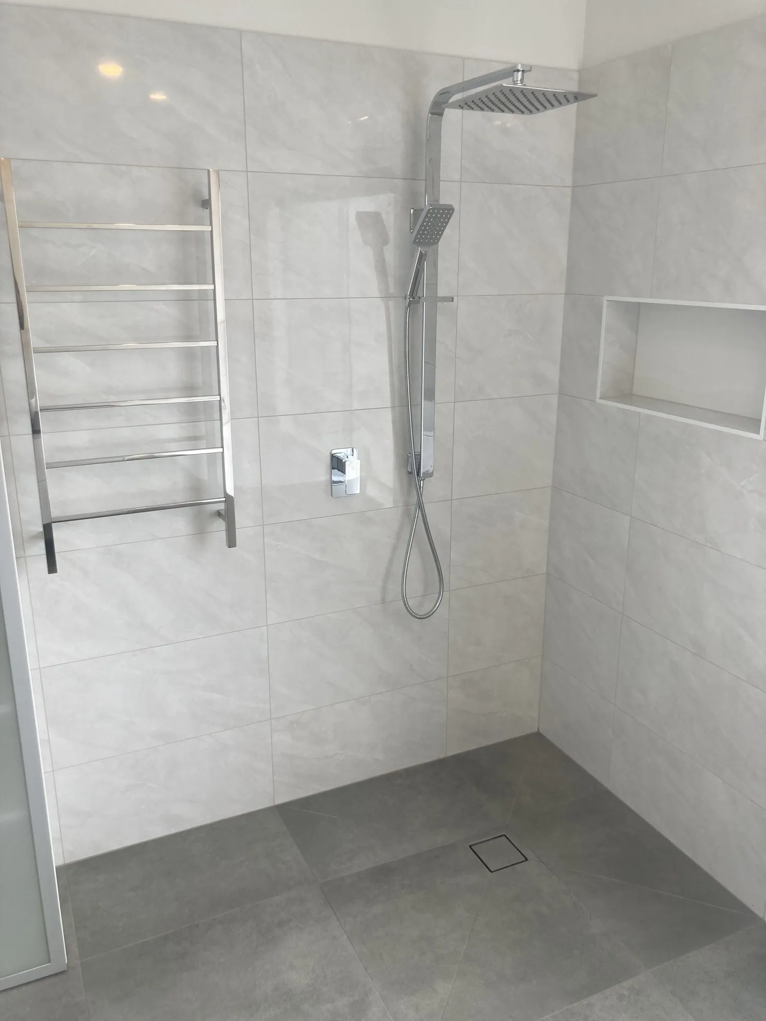 Completed bathroom renovation by Bathroom Renovators Group